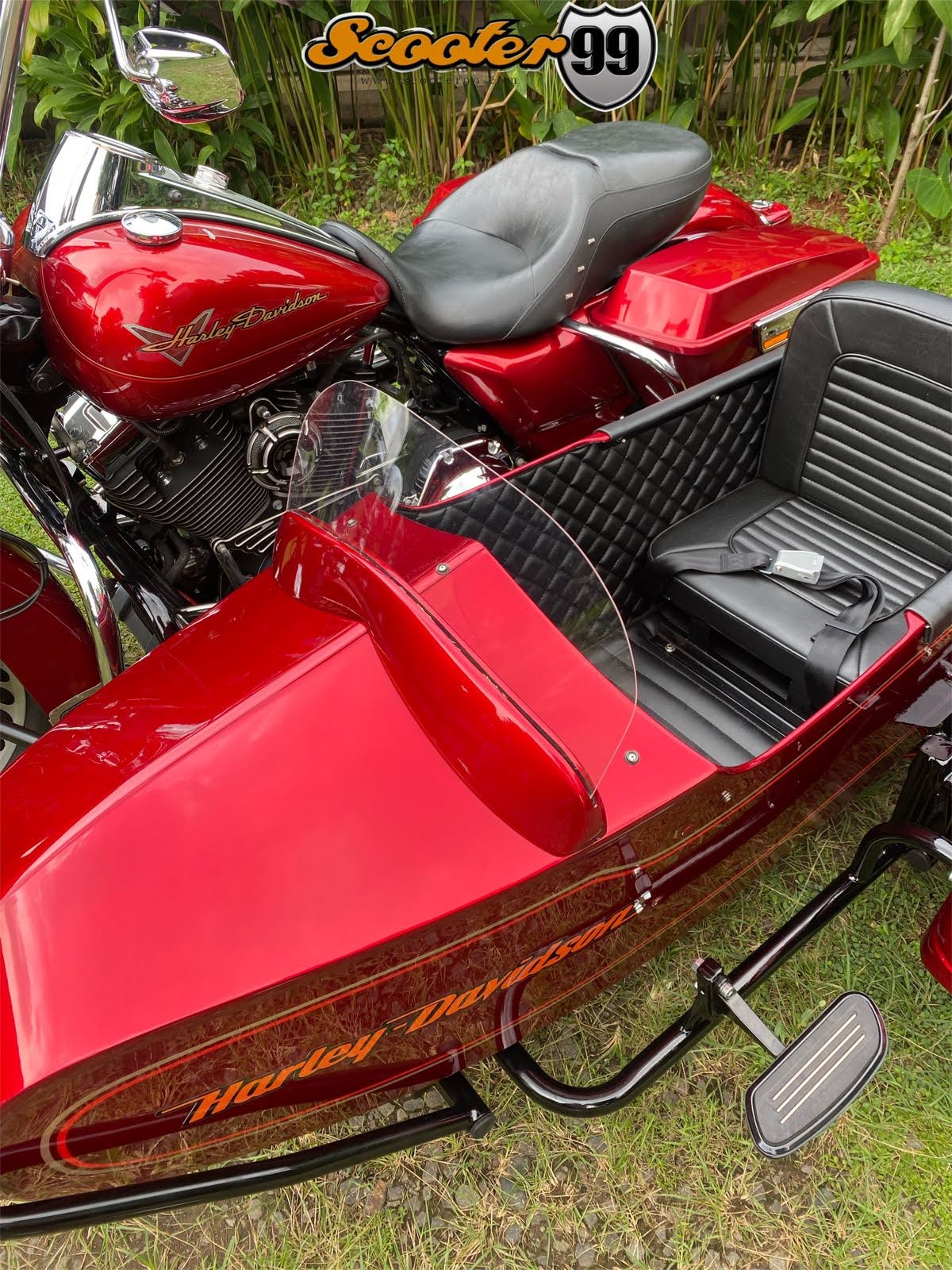 Harley Davidson Sidecar – front three‑quarter view
